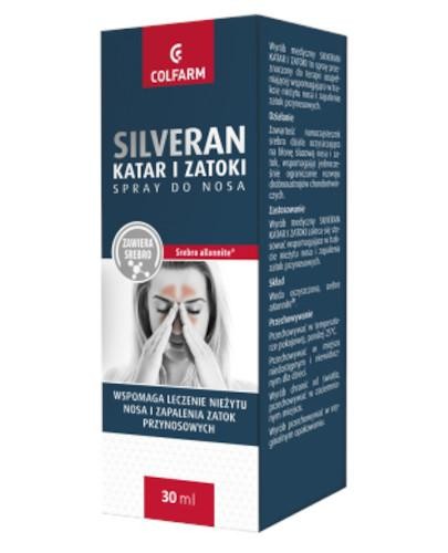 podgląd produktu Silveran Katar i Zatoki spray do nosa 30 ml