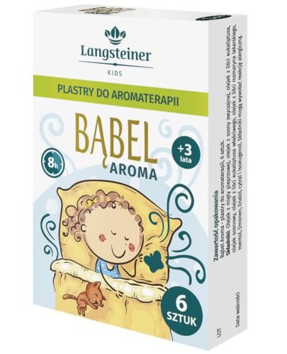 podgląd produktu Langsteiner Kids Bąbel Aroma plastry do aromaterapii 6 sztuk