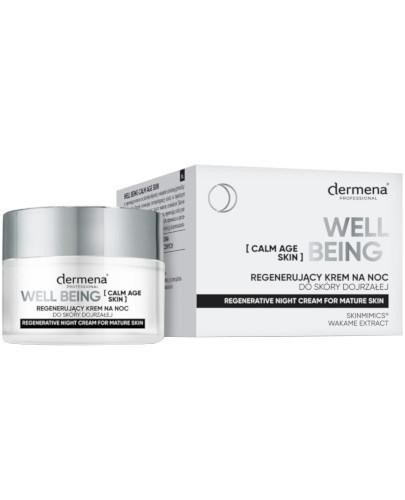 podgląd produktu Dermena Professional Well Being Calm Age Skin regenerujący krem na noc 50 ml