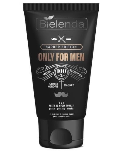 Bielenda Only For Men Barber Edition pasta do mycia twarzy 3w1 pasta-peeling-maska 150 g [... 