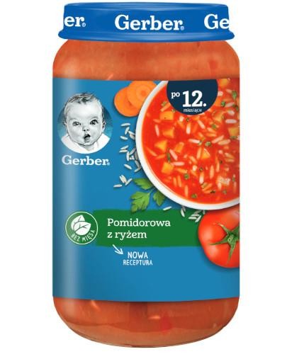 Nestlé Gerber zupka pomidorowa z ryżem po 12 miesiącu 250 g 