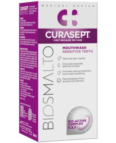 podgląd produktu Curasept Biosmalto płyn do płukania jamy ustnej do zębów wrażliwych 300 ml