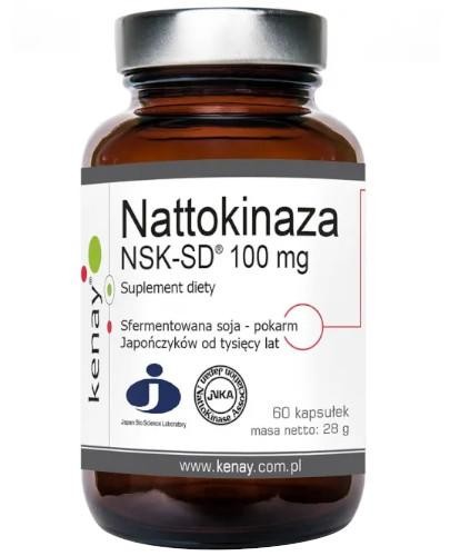 podgląd produktu Kenay Nattokinaza NSK-SD 100 mg 60 kapsułek