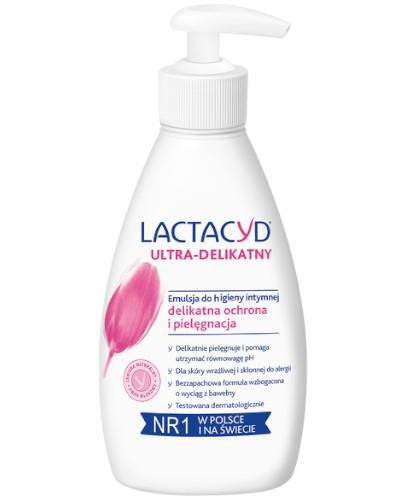 podgląd produktu Lactacyd Ultra-delikatny delikatna emulsja do higieny intymnej 200 ml