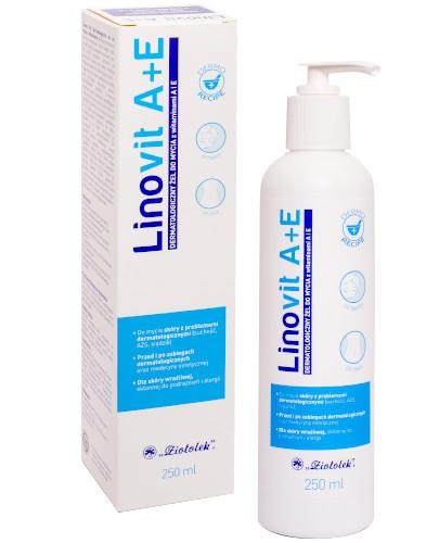 podgląd produktu LinoVit A+E dermatologiczny żel do mycia z witaminami A i E 250 ml