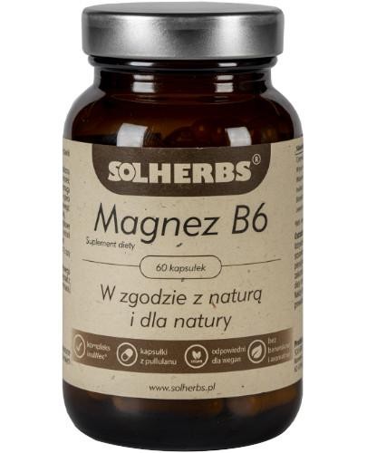 podgląd produktu Solherbs Magnez B6 60 kapsułek