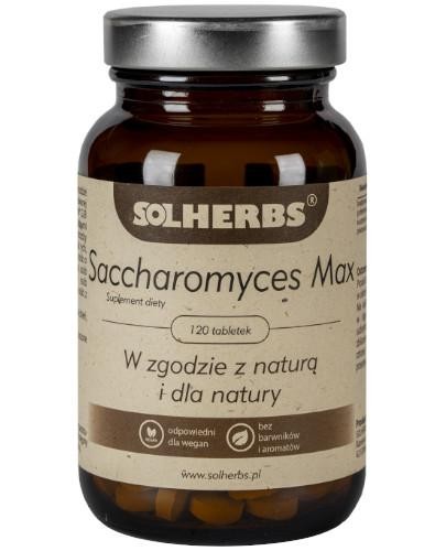 podgląd produktu Solherbs Saccharomyces Max 120 tabletek