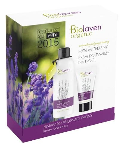 podgląd produktu Biolaven Organic płyn micelarny 200 ml + Biolaven Organic krem do twarzy na noc 50 ml [ZESTAW]