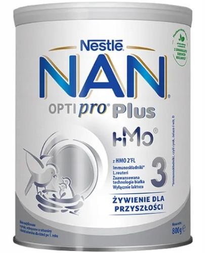 podgląd produktu NESTLE NAN OPTIPRO Plus 3 HM-O mleko modyfikowane w proszku dla dzieci po 1 roku 800 g