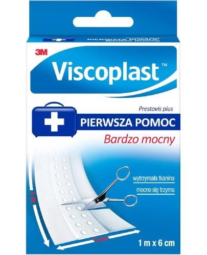 podgląd produktu Viscoplast Prestovis Plus bardzo mocny plaster do cięcia 1m x 6cm 1 sztuka