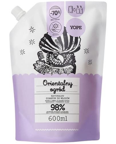 podgląd produktu Yope naturalny szampon do włosów orientalny ogród zapas 600 ml