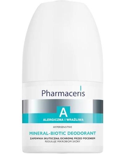 podgląd produktu Pharmaceris A Mineral-Biotic dezodorant zapewniający skuteczną ochronę przed poceniem roll-on 50 ml