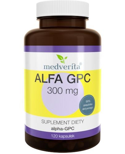 podgląd produktu Medverita Alfa GPC 300 mg 120 kapsułek