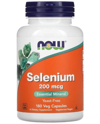 podgląd produktu NOW Foods Selenium 200 µg 180 kapsułek wegetariańskich