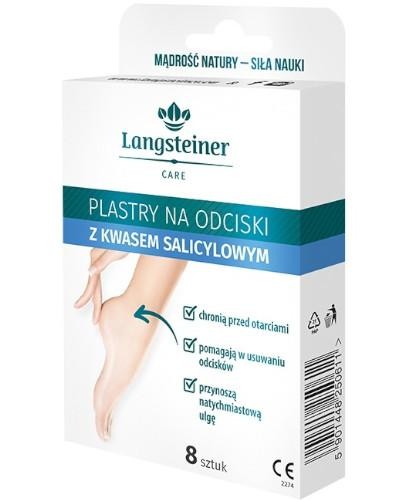 podgląd produktu Langsteiner plastry na odciski z kwasem salicylowym 8 sztuk