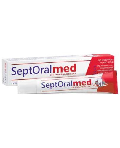 podgląd produktu SeptOral Med żel stomatologiczny na podrażnienia jamy ustnej 20 ml