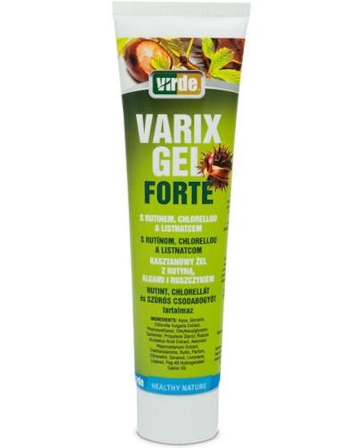 podgląd produktu Virde Varix Gel Forte kasztanowy żel z rutyną algami i ruszczykiem 100 ml
