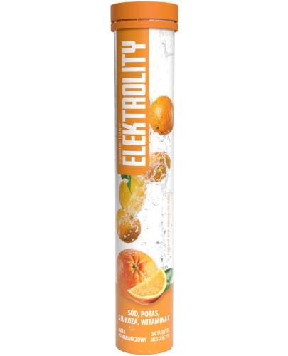 podgląd produktu Elektrolity Econo o smaku pomarańczowym 20 tabletek musujących