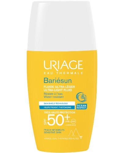 podgląd produktu Uriage Bariesun ultra-lekki fluid do twarzy SPF 50+ do skóry wrażliwej 30 ml