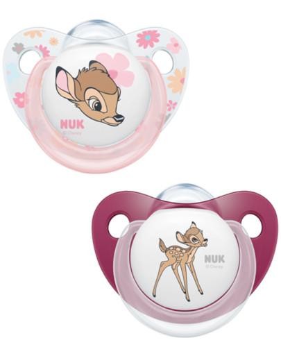 podgląd produktu NUK Trendline Disney Classics Bambi smoczek silikonowy uspokajający 6-18m 2 sztuki [736570]