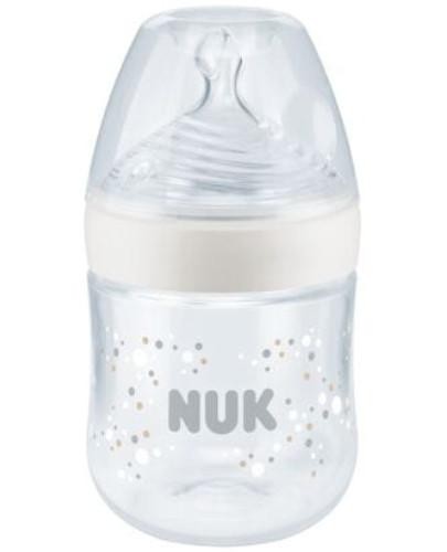 podgląd produktu NUK Nature Sense butelka ze wskaźnikiem temperatury rozmiar S biała 150 ml [743908D]