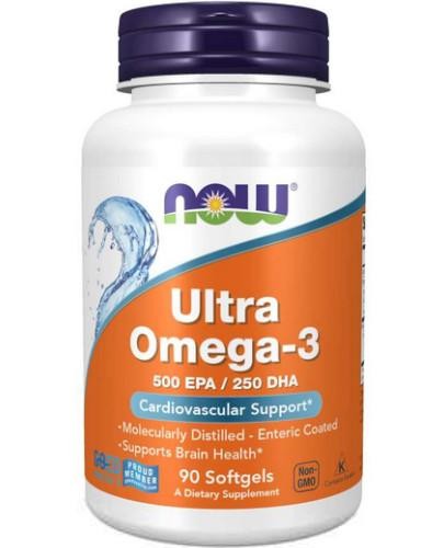 podgląd produktu NOW Foods Ultra Omega-3 90 kapsułek