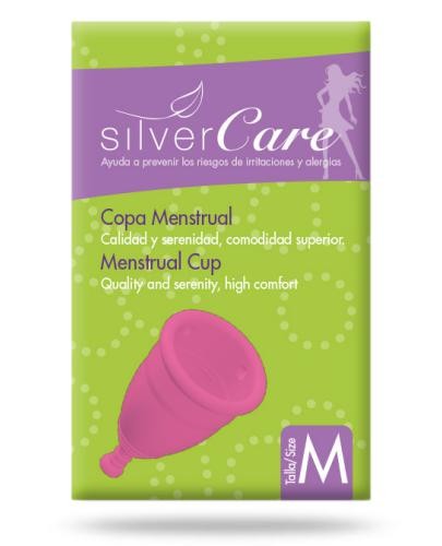 podgląd produktu Masmi Silver Care kubeczek menstruacyjny rozmiar M 1 sztuka