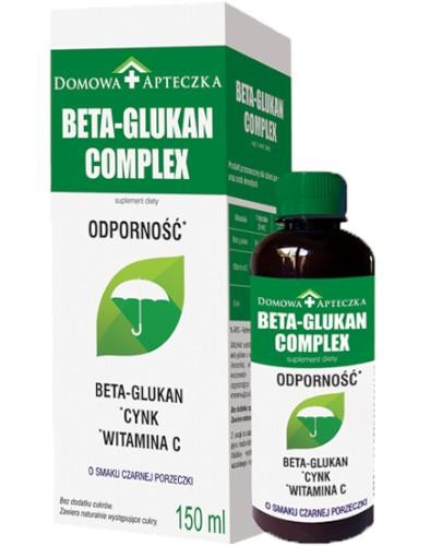 podgląd produktu Domowa Apteczka Beta-glukan Complex odporność smak czarnej porzeczki 150 ml