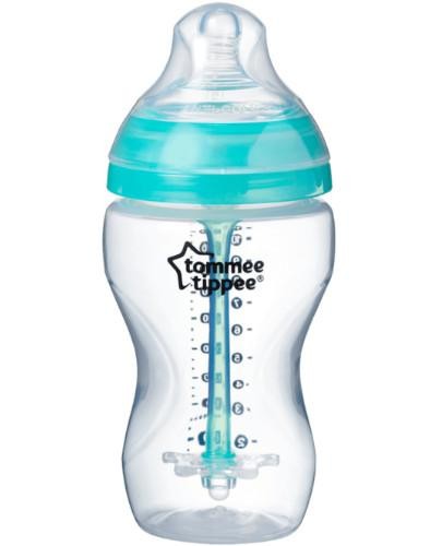 podgląd produktu Tommee Tippee Advanced Anti-colic butelka antykolkowa ze smoczkiem o średnim przepływie 3m+ zielona 340 ml [42257775]
