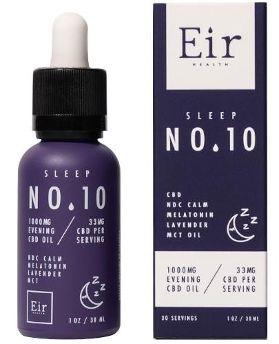 podgląd produktu EIR Health Olej konopny na sen No.10 1000 mg 30 ml