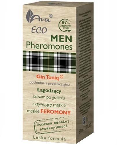 podgląd produktu Ava Eco Men Pheromones łagodzący balsam po goleniu 50 ml