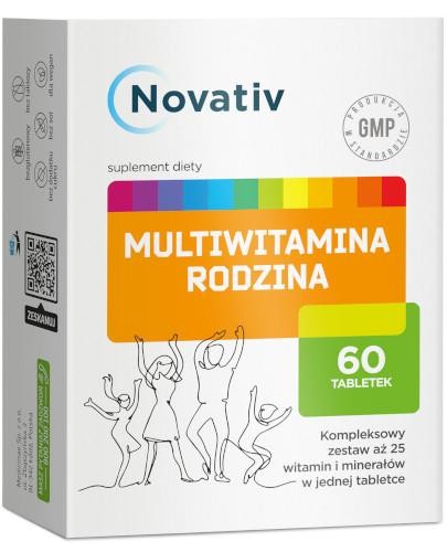 podgląd produktu Novativ multiwitamina rodzina 60 tabletek