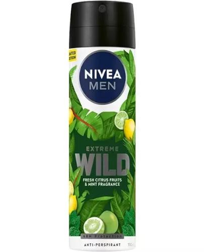 podgląd produktu Nivea Men extreme wild fresh citrus fruits & mint fragrance antyperspirant w sprayu 150 ml