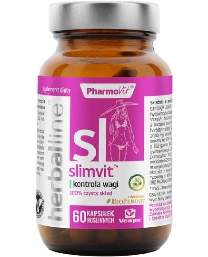 podgląd produktu PharmoVit Slimvit kontrola wagi 60 kapsułek