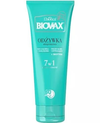 podgląd produktu Biovax Odżywka ekspresowa do włosów słabych i wypadających 200 ml