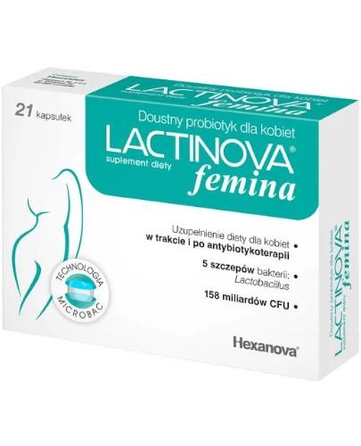 podgląd produktu Lactinova femina 21 kapsułek
