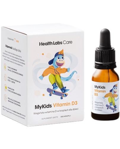 podgląd produktu Health Labs Care MyKids Vitamin D3 w kroplach 9,7 ml