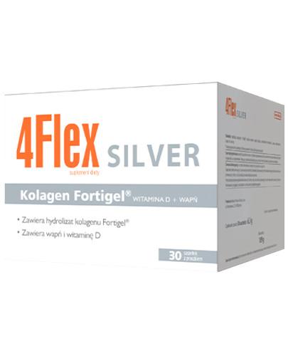 4 Flex Silver kolagen nowej generacji z witaminą D i wapniem 30 saszetek 