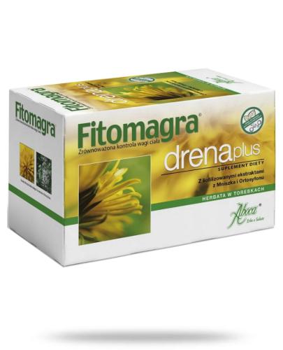 Aboca Fitomagra Drena Plus herbata do zaparzania 20 saszetek 