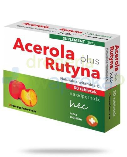 Acerola Plus Rutyna hec 50 tabletek 