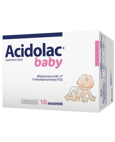 Acidolac Baby dla niemowląt i dzieci 10 saszetek 
