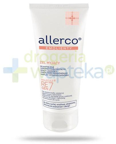 podgląd produktu Allerco Emolienty żel myjący do skóry suchej, wrażliwej, atopowej, skłonnej do podrażnień i alergii 200 ml