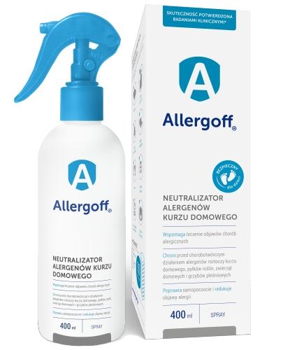 podgląd produktu Allergoff spray neutralizator alergenów kurzu domowego 400 ml