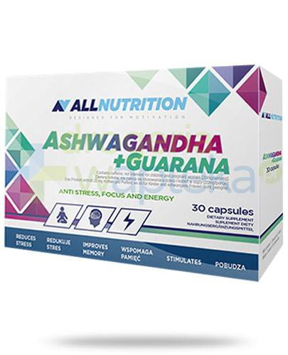 Allnutrition Ashwagandha + Guarana 30 kapsułek 