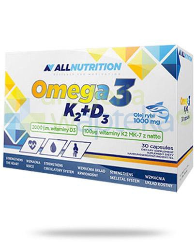 Allnutrition Omega-3 K2 + D3 30 kapsułek [witamina D3 K2] 