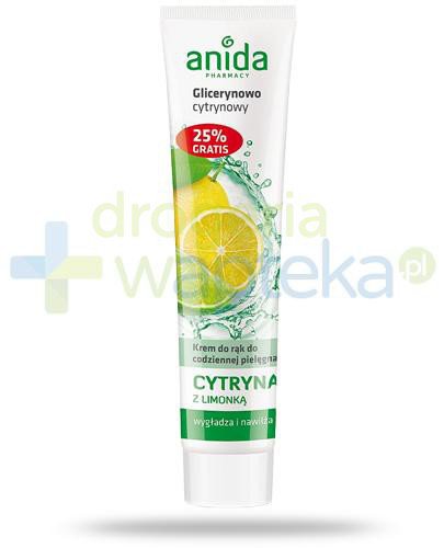podgląd produktu Anida krem do rąk glicerynowo cytrynowy z limonką 125 ml