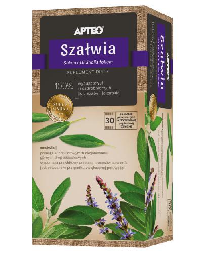 Apteo Natural Szałwia zioła do zaparzania 30 saszetek 
