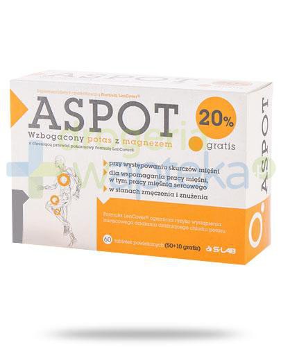 podgląd produktu Aspot potas wzbogacony o formułę LenCover 60 tabletek