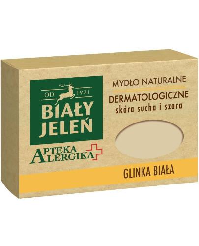 Biały Jeleń Apteka alergika mydło naturalne dermatologiczne glinka biała 125 g 