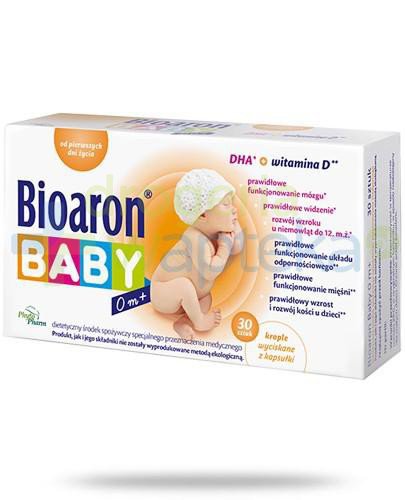 Bioaron Baby 0m+ DHA + witamina D 30 kapsułek